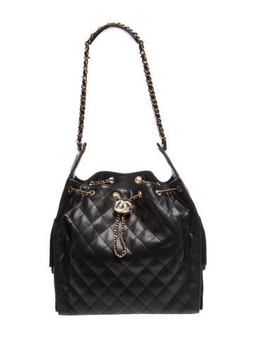 Quilted Caviar Medium 25 Hobo w/ Pouch