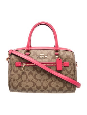 Coach Canvas Top Handle Bag