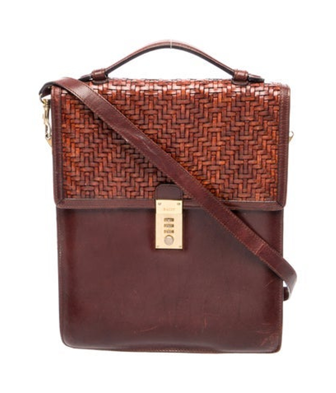 Bally Leather Top Handle Bag