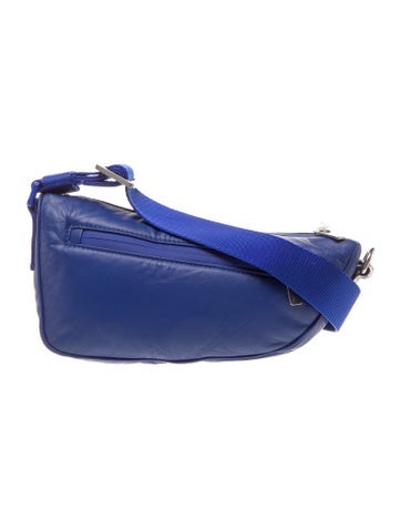 Leather Shield crossbody bag Small