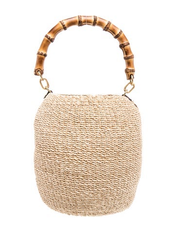 Straw Bucket Bag