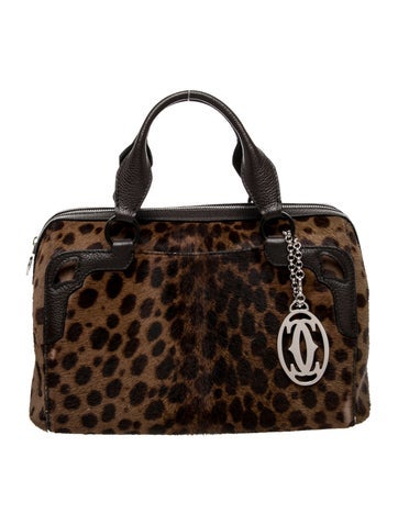 Ponyhair Top Handle Bag