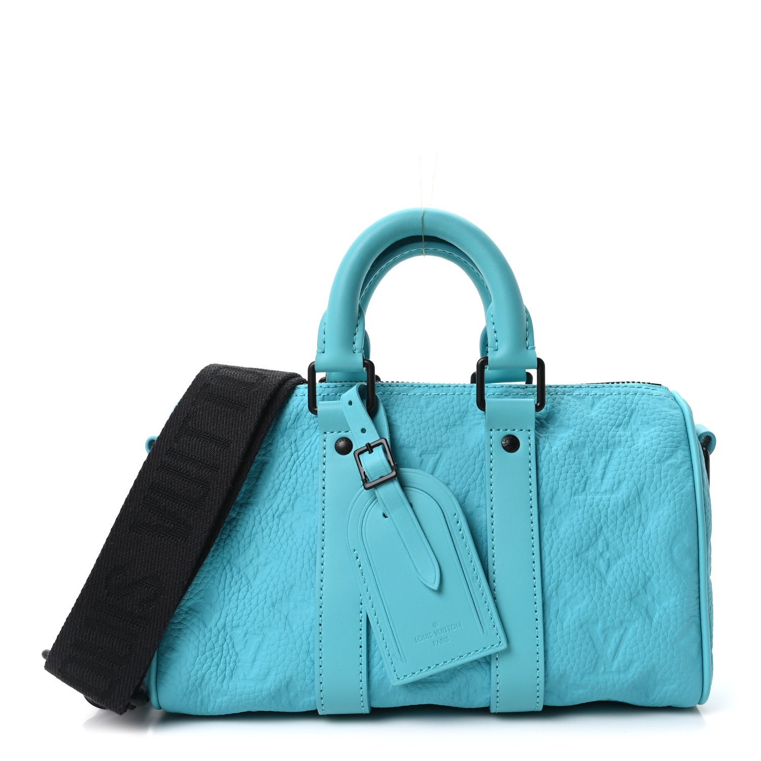 Louis Vuitton Monogram Taurillon Keepall Bandouliere 25  Turquoise