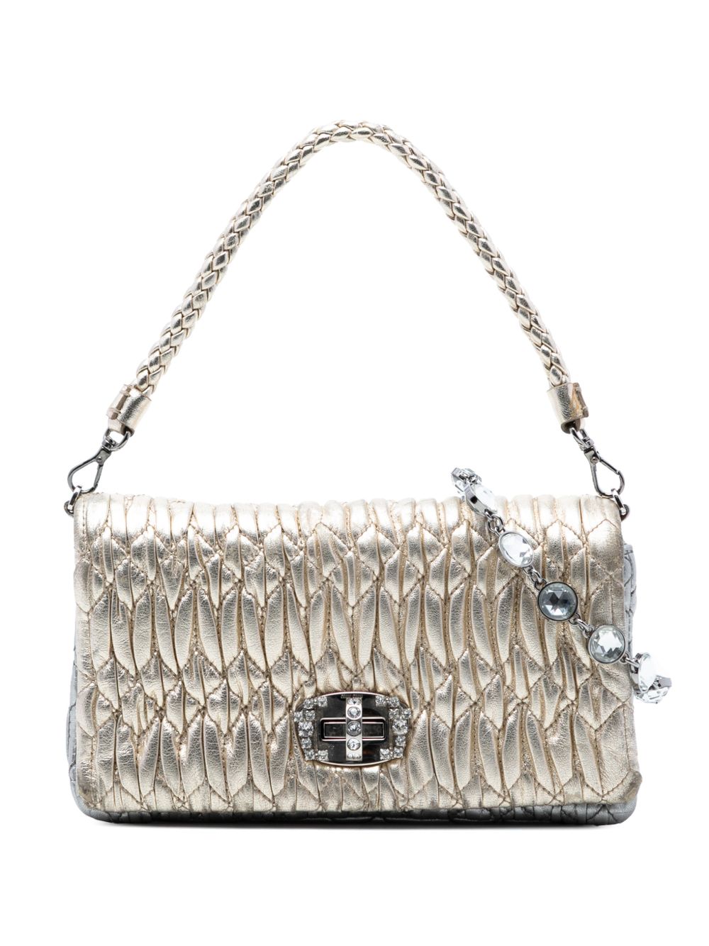 2010-2026 Matelasse Nappa Crystal Chain satchel
