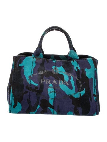 Enameled Metal Triangle Canvas Bag