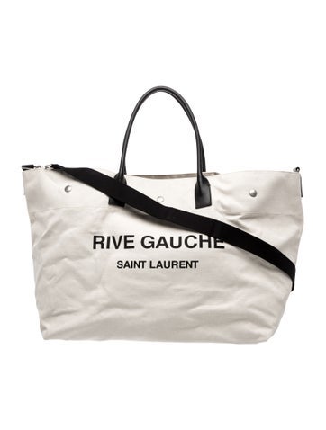 Saint Laurent Canvas Rive Gauche Maxi