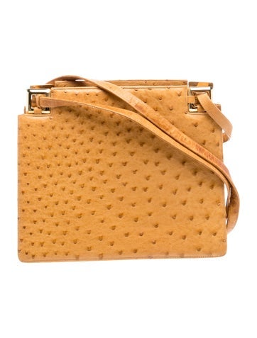 Ostrich Shoulder Bag