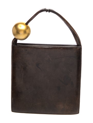 Leather Top Handle Bag