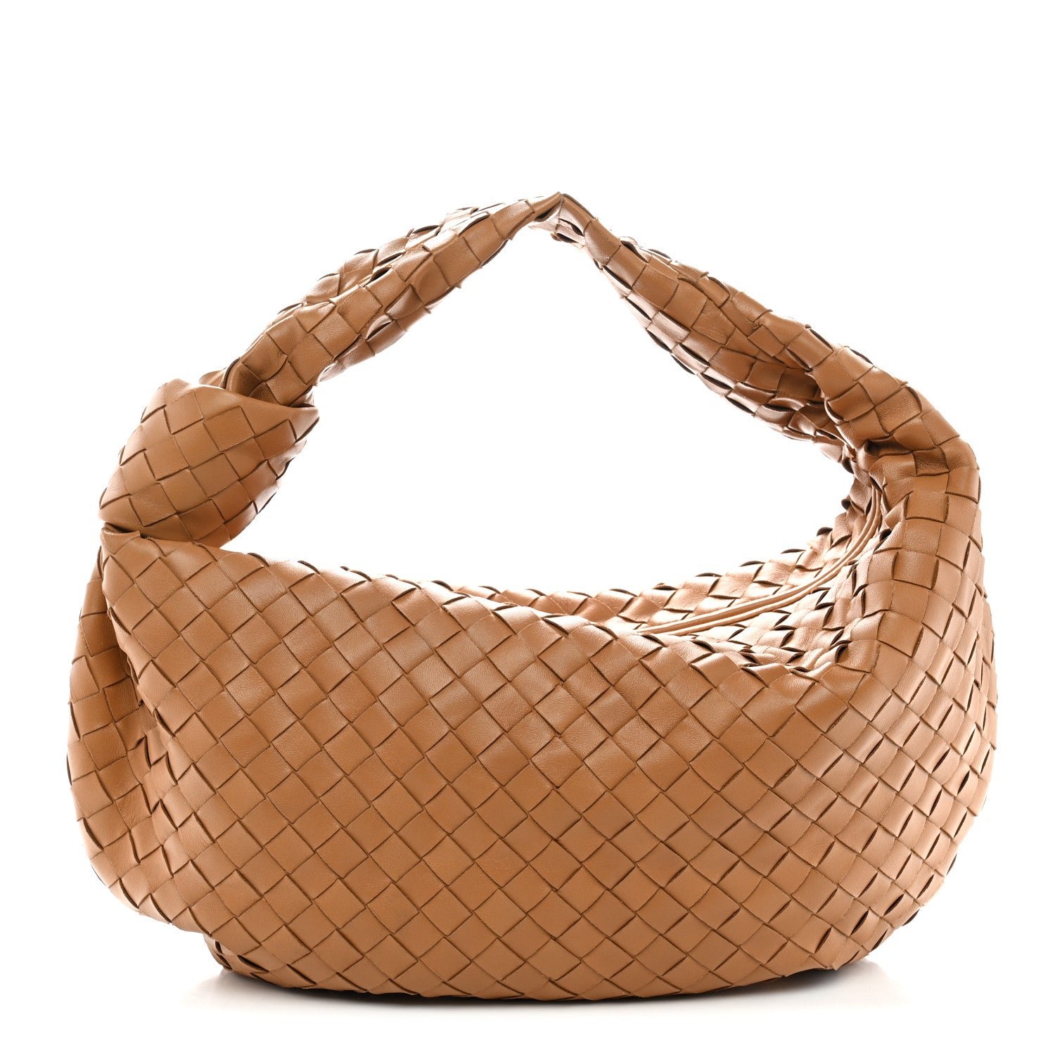 Bottega Veneta Nappa Intrecciato Small Jodie Caramel