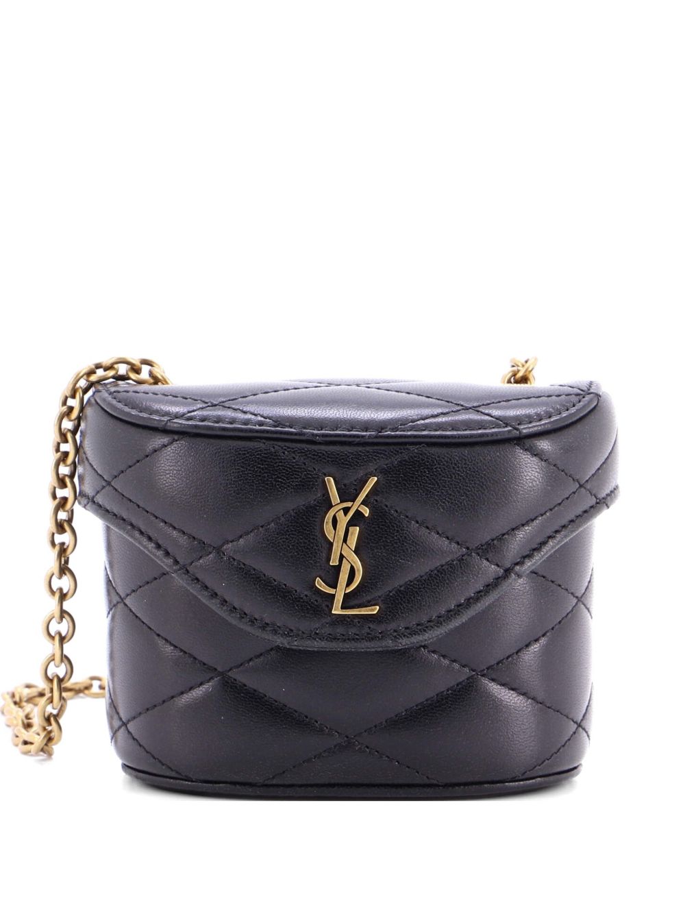 June Box Bag Quilted Leather Micro shoulder bag