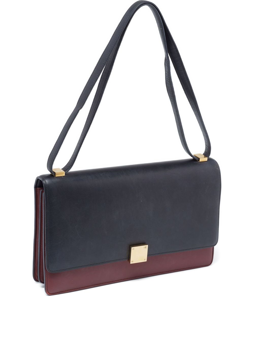 Celine leather flap shoulder bag