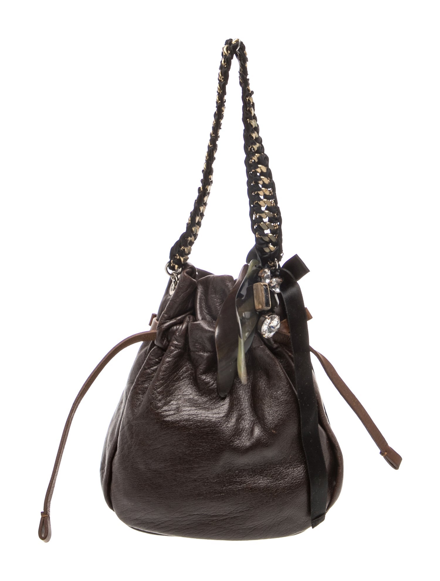 Leather Bucket Bag