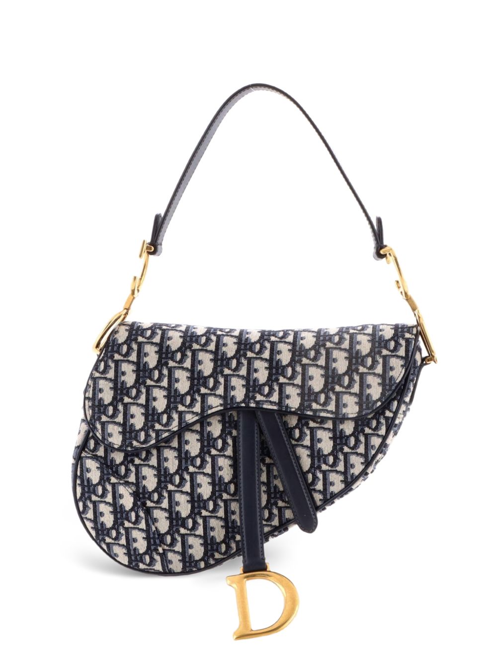 Dior Saddle Handbag Oblique Canvas Medium shoulder bag
