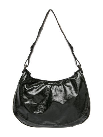 Bottega Veneta Patent Leather Shoulder Bag Vintage
