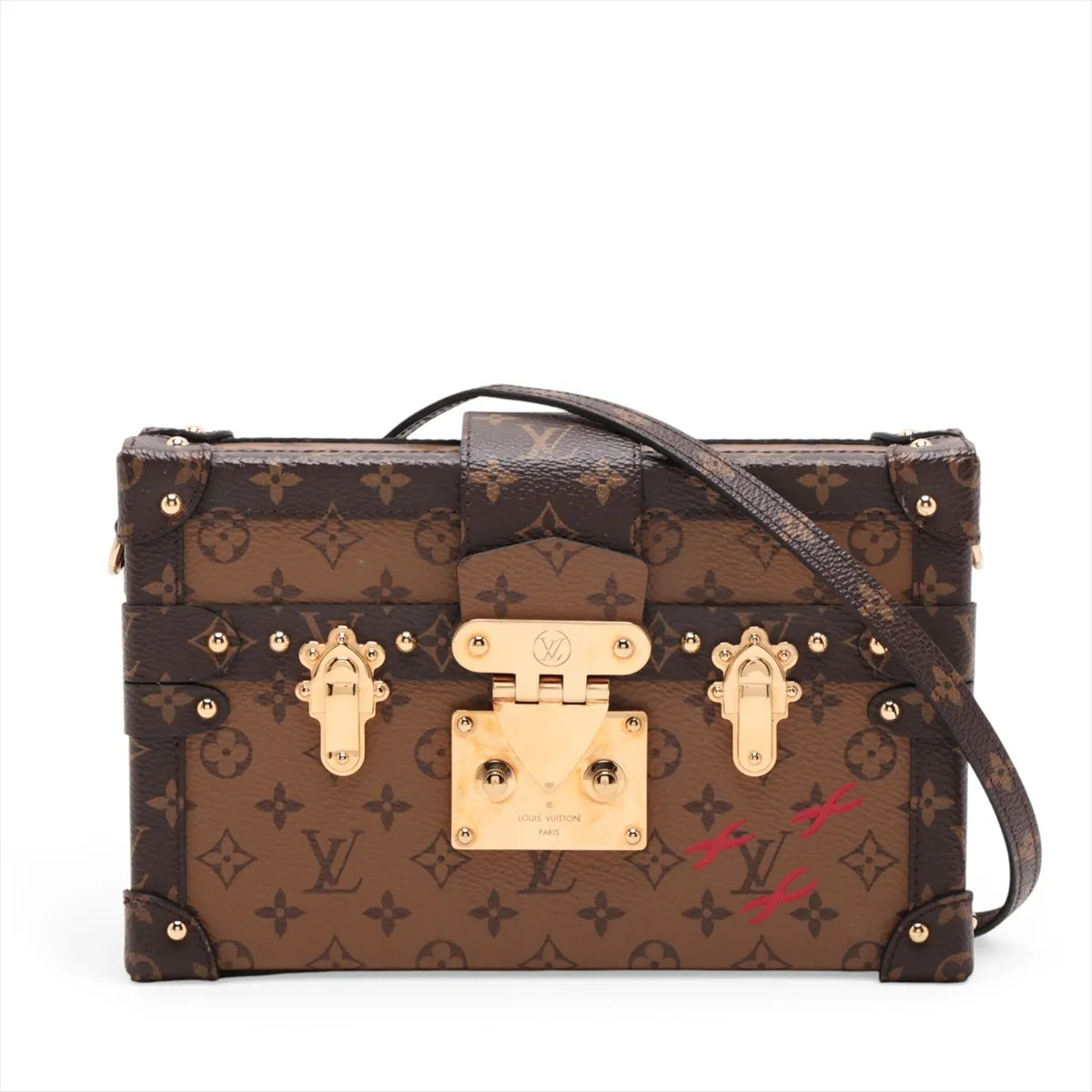 Louis Vuitton monogram reverse Petite Mull M44154 Brown There was an RFID respon