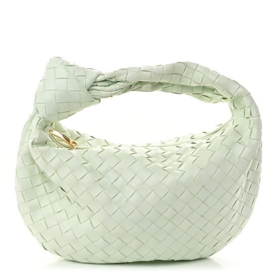 Bottega Veneta Nappa Intrecciato Teen Jodie Hobo Glacier