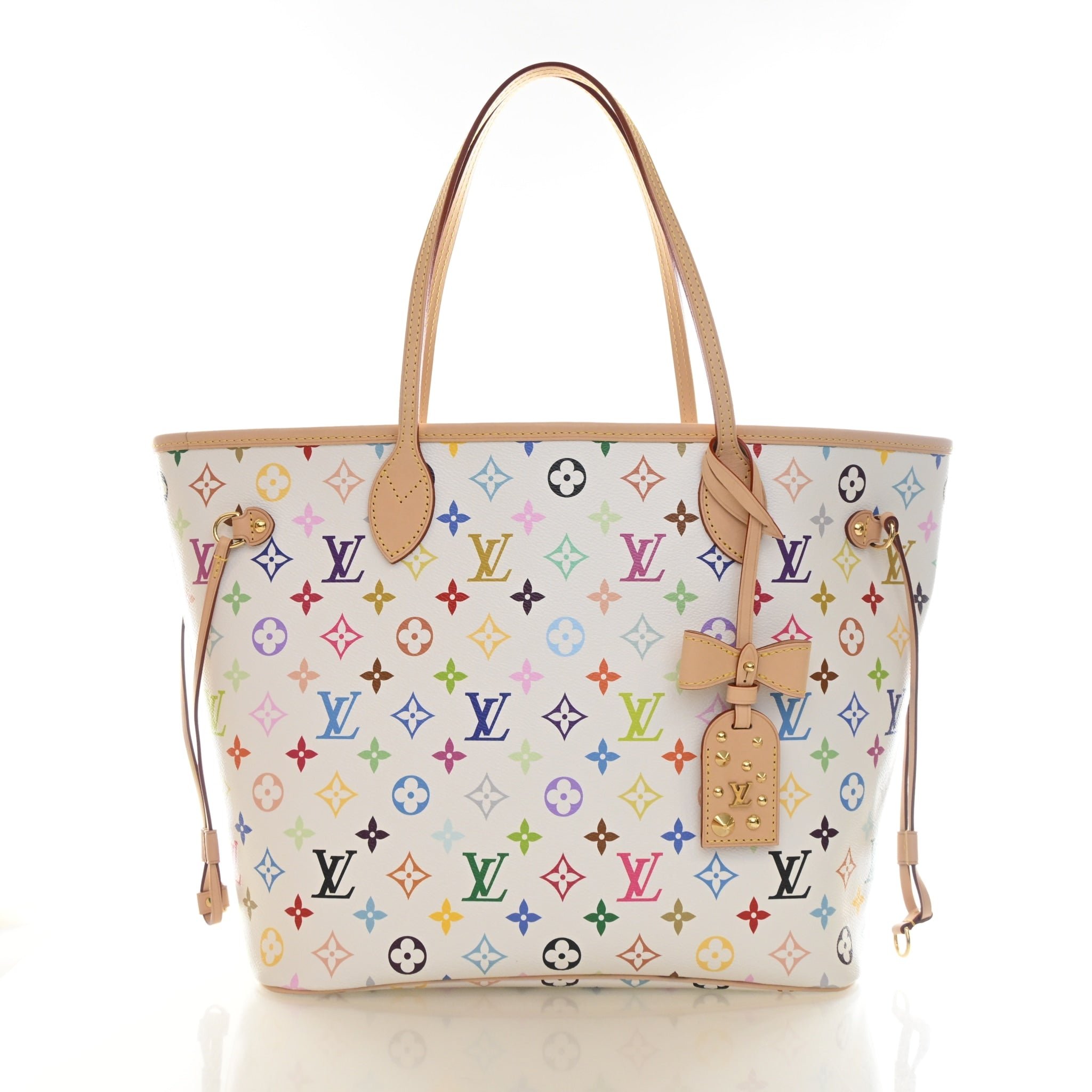 Louis Vuitton x Takashi Murakami Multicolor Monogram Neverfull MM
