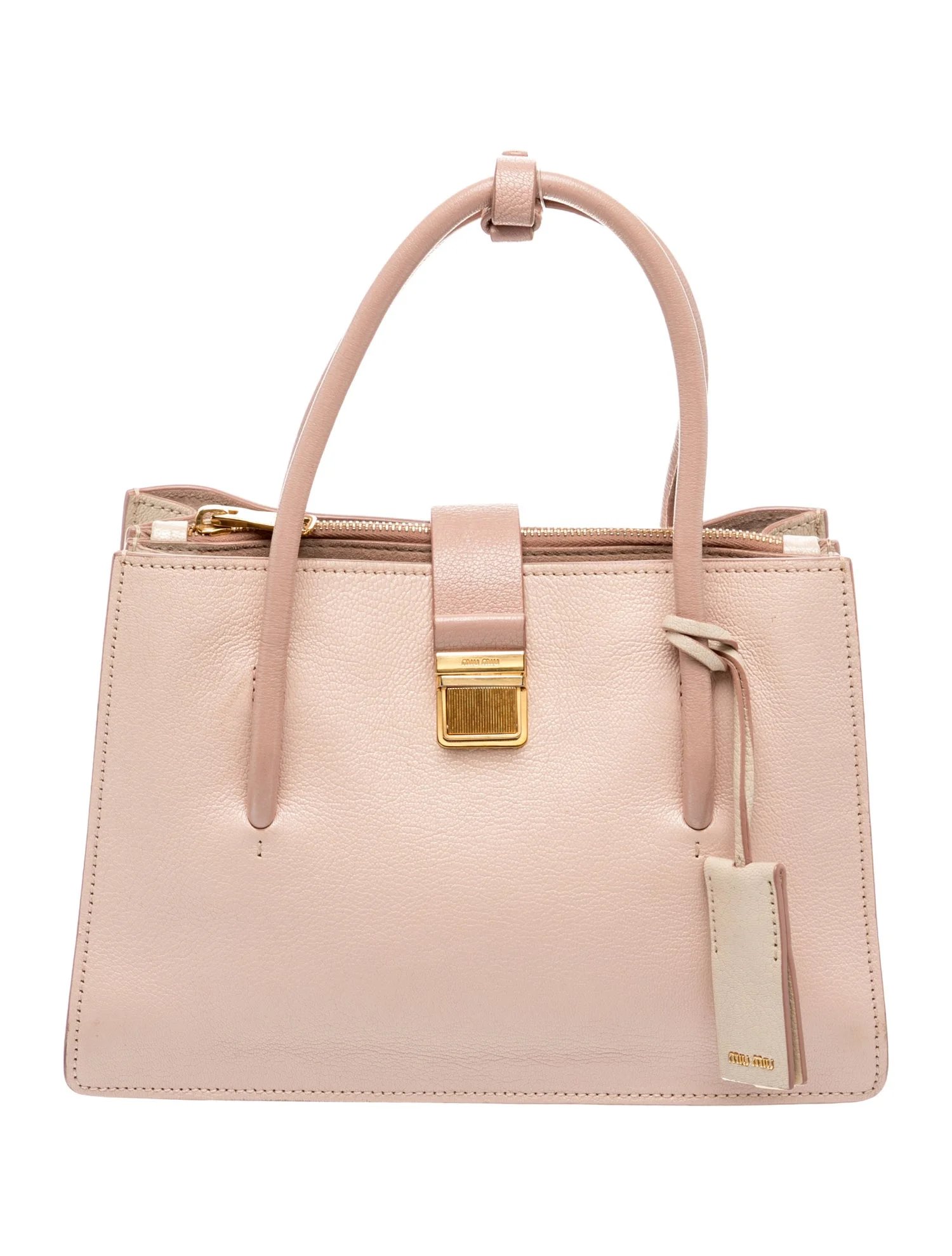 Leather Top Handle Bag
