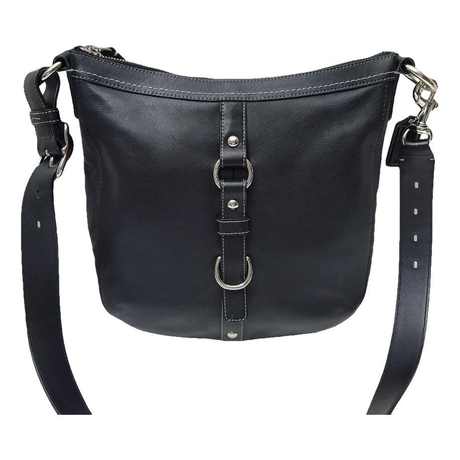 Leather crossbody bag