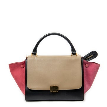 Leather Small Tricolor Trapeze