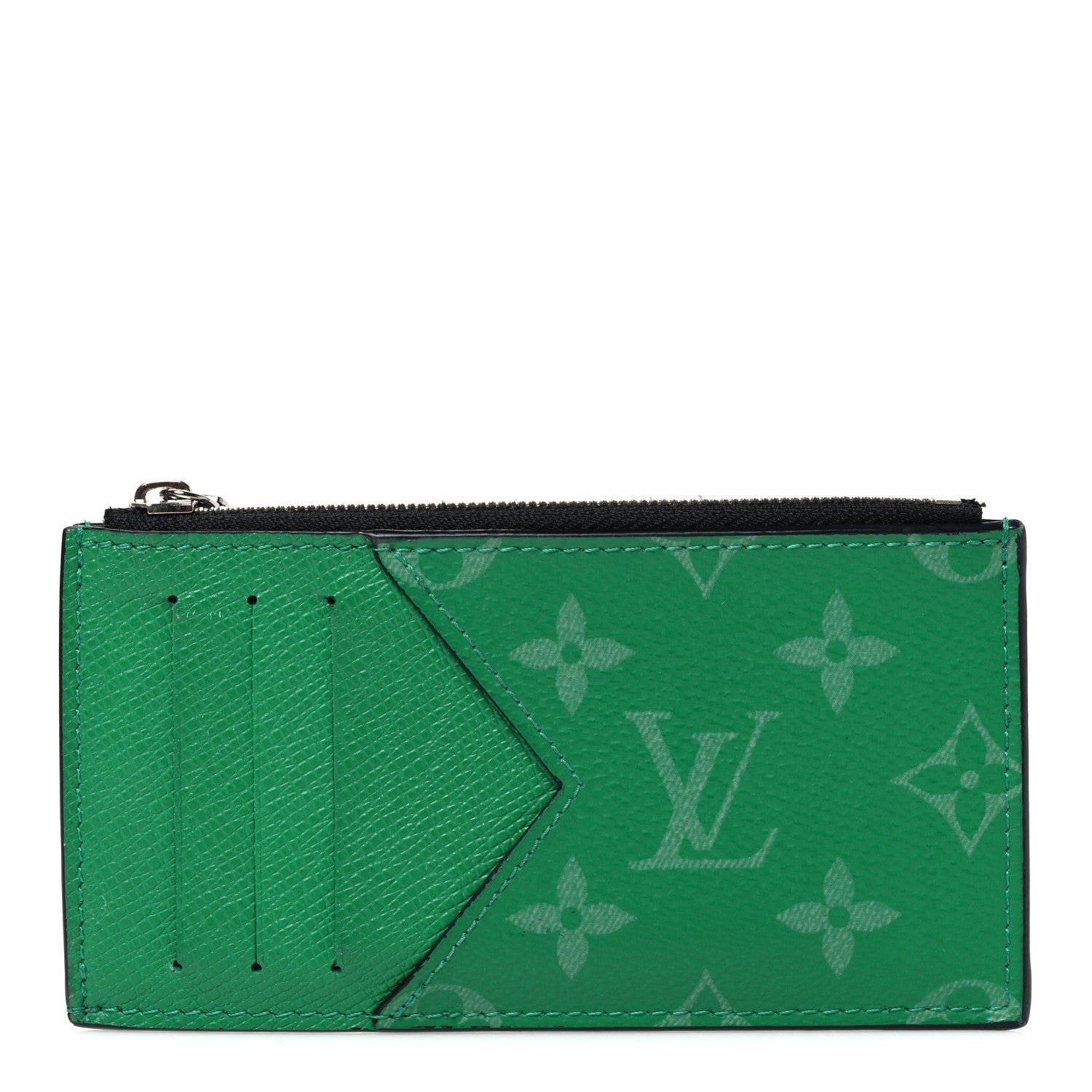 Louis Vuitton Taigarama Coin Card Holder Cactus Green