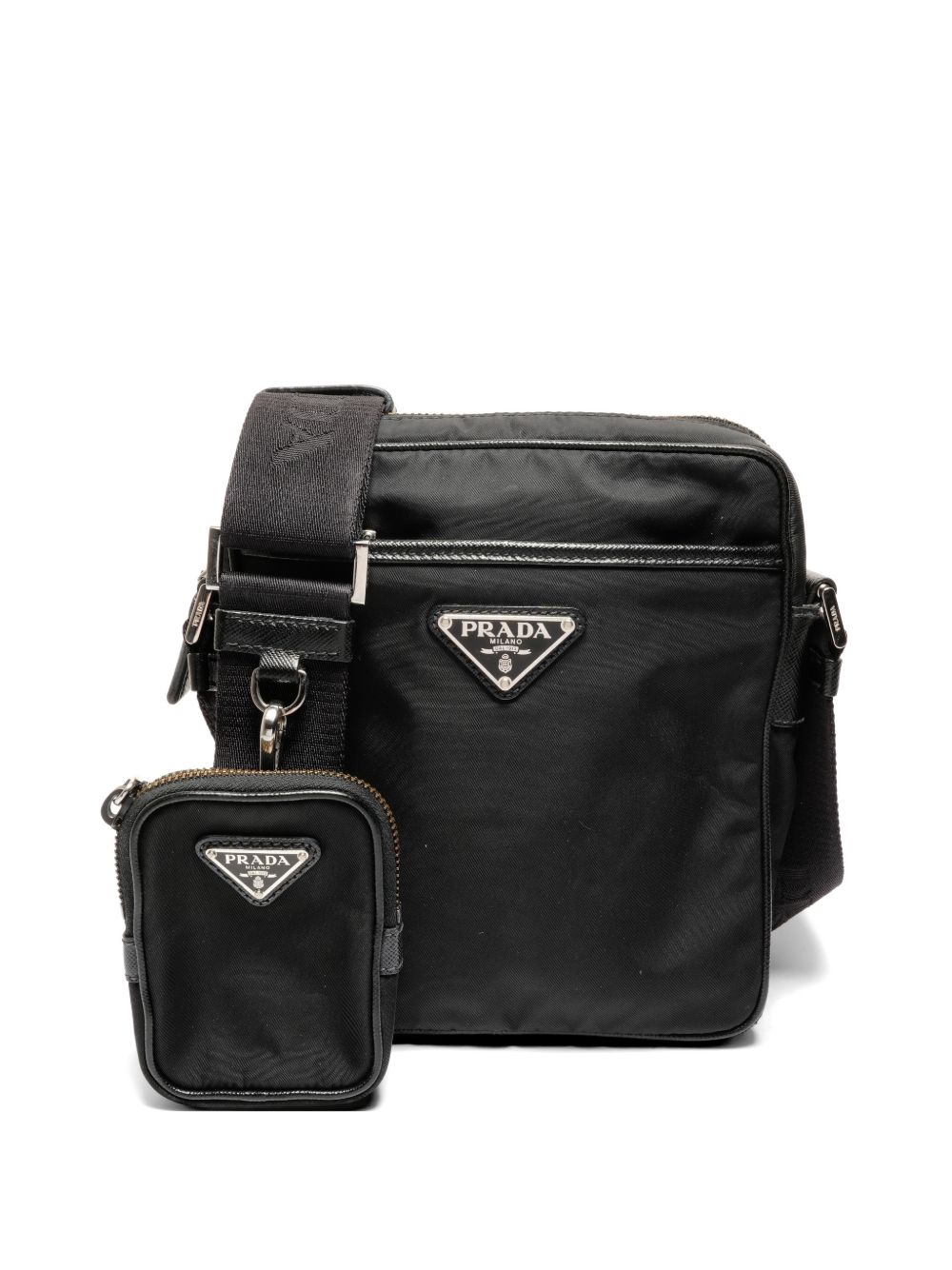 2015-2020 logo-plaque shoulder bag
