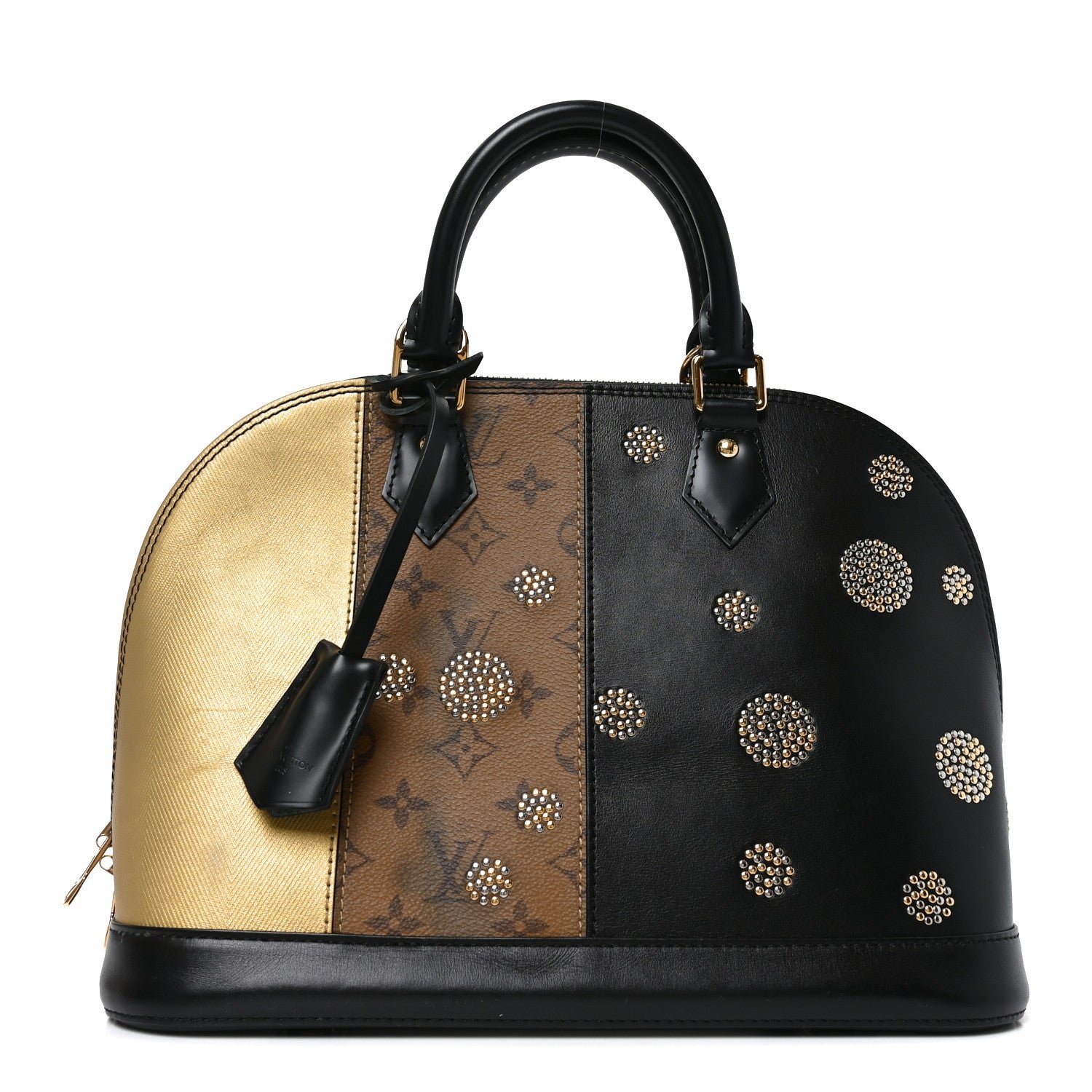 Louis Vuitton Reverse Monogram Studded Night Lights Alma PM