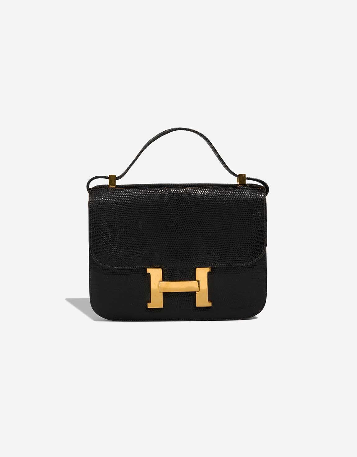 Hermes 
		Constance 24 Lizard Black    