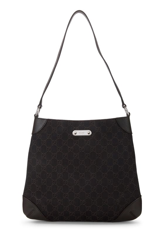Brown GG Canvas Shoulder Bag