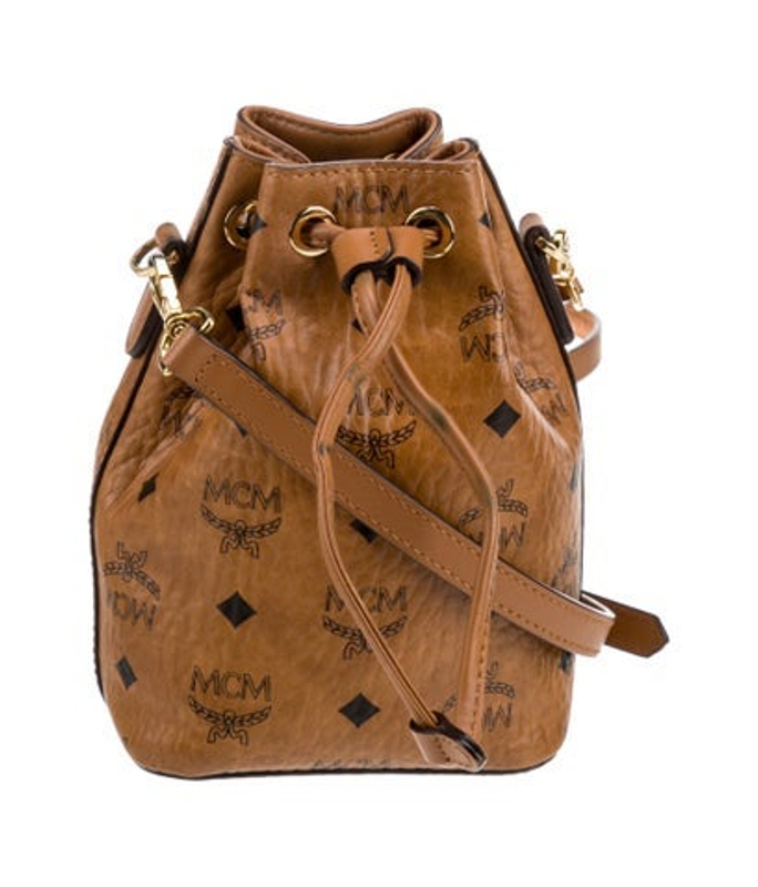 MCM Visetos Bucket Bag
