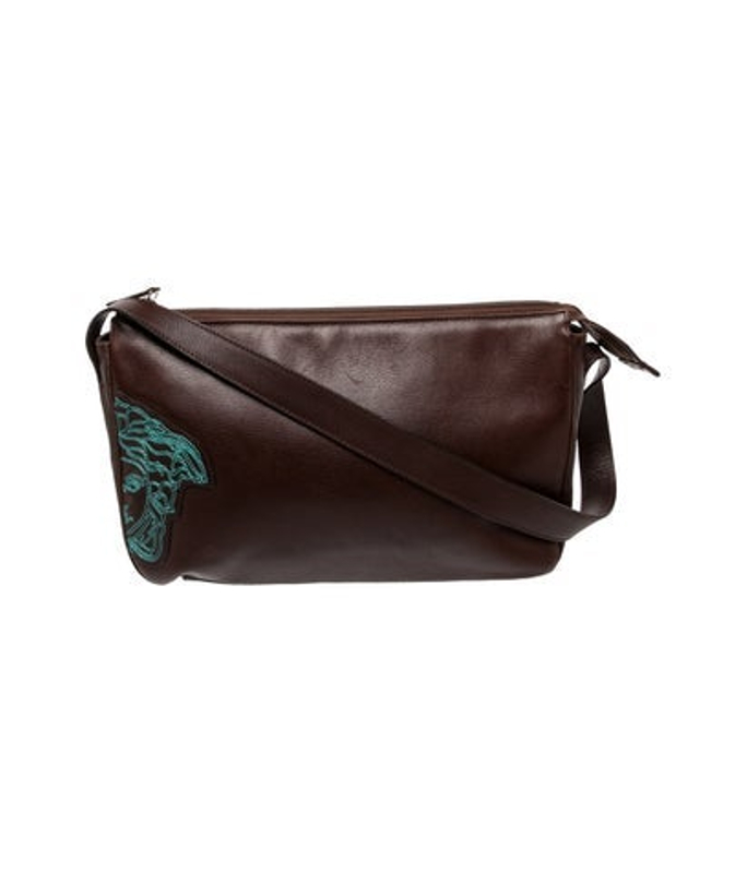 Versace Leather Shoulder Bag Vintage