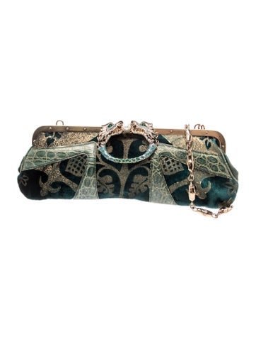 Velvet Dragon Clutch Vintage