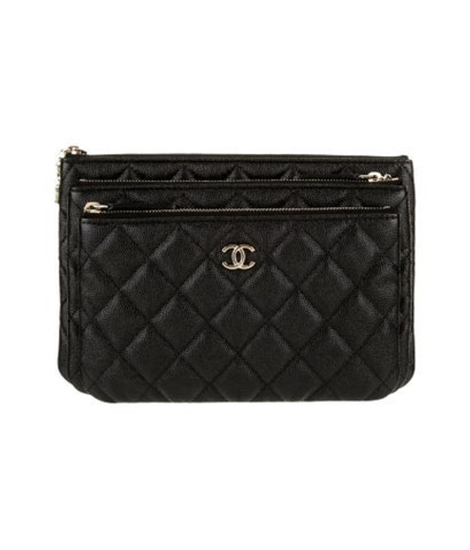 Chanel Quilted Cc Multi Clutch