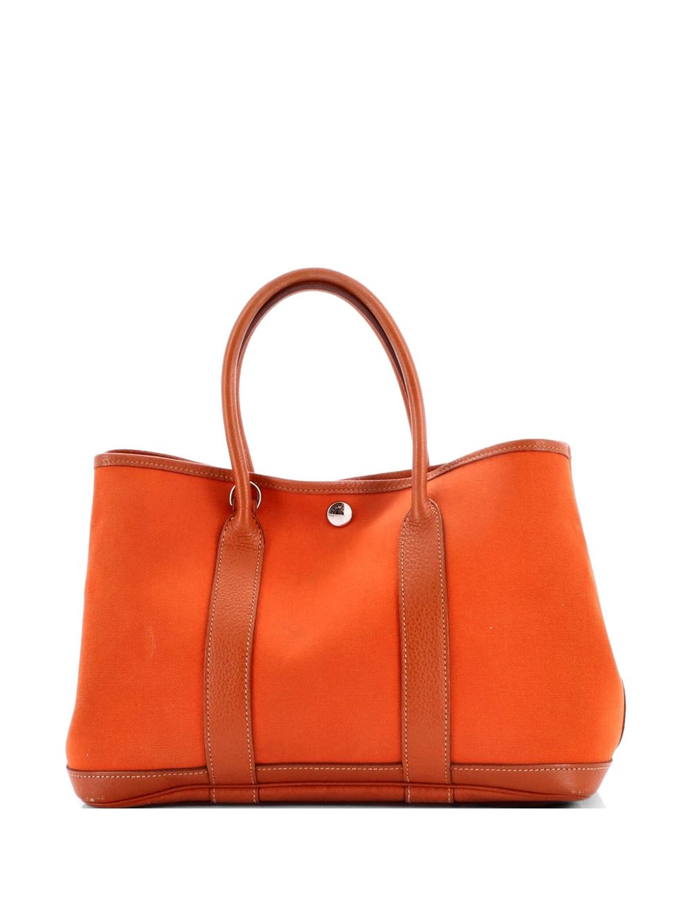 Garden Party Toile and Leather 30 tote bag