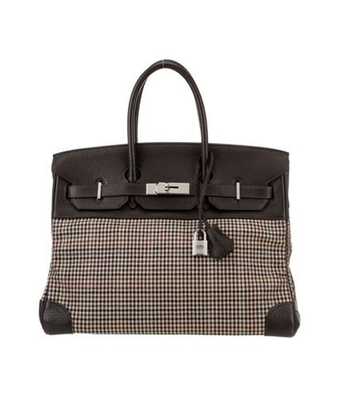 Hermes Clemence Lainage Birkin 35