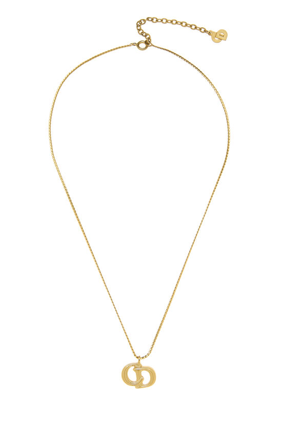 Dior Gold 'CD' Necklace