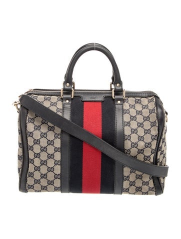GG Canvas Boston Medium