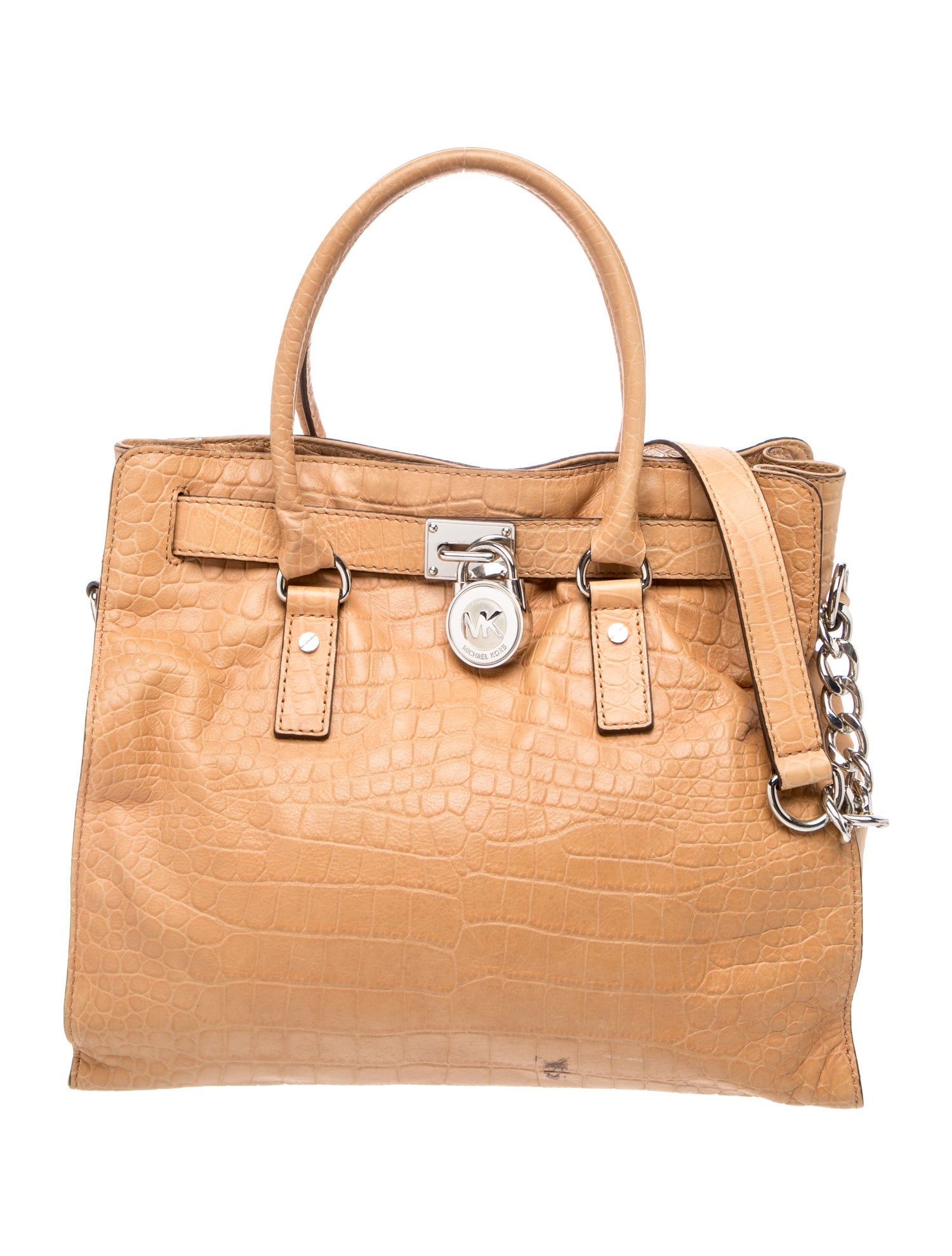 Embossed Leather Tote