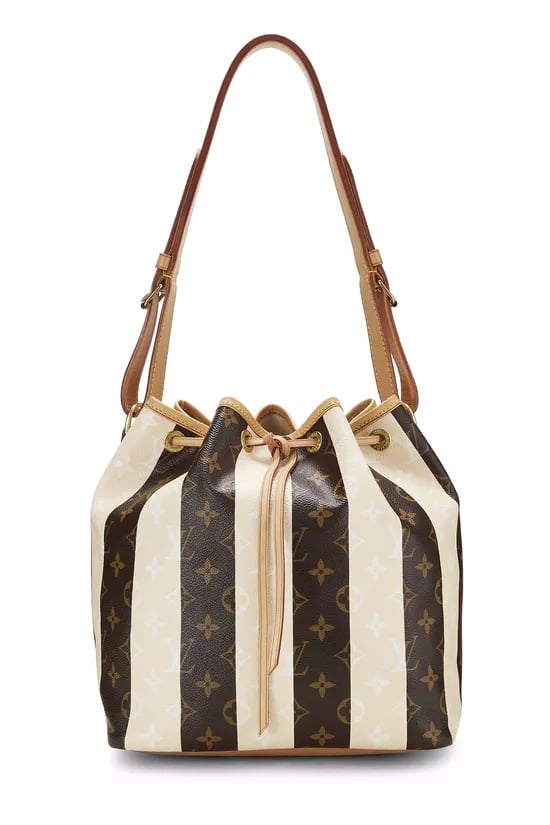 Monogram Canvas Cream Rayures Noé Petite
