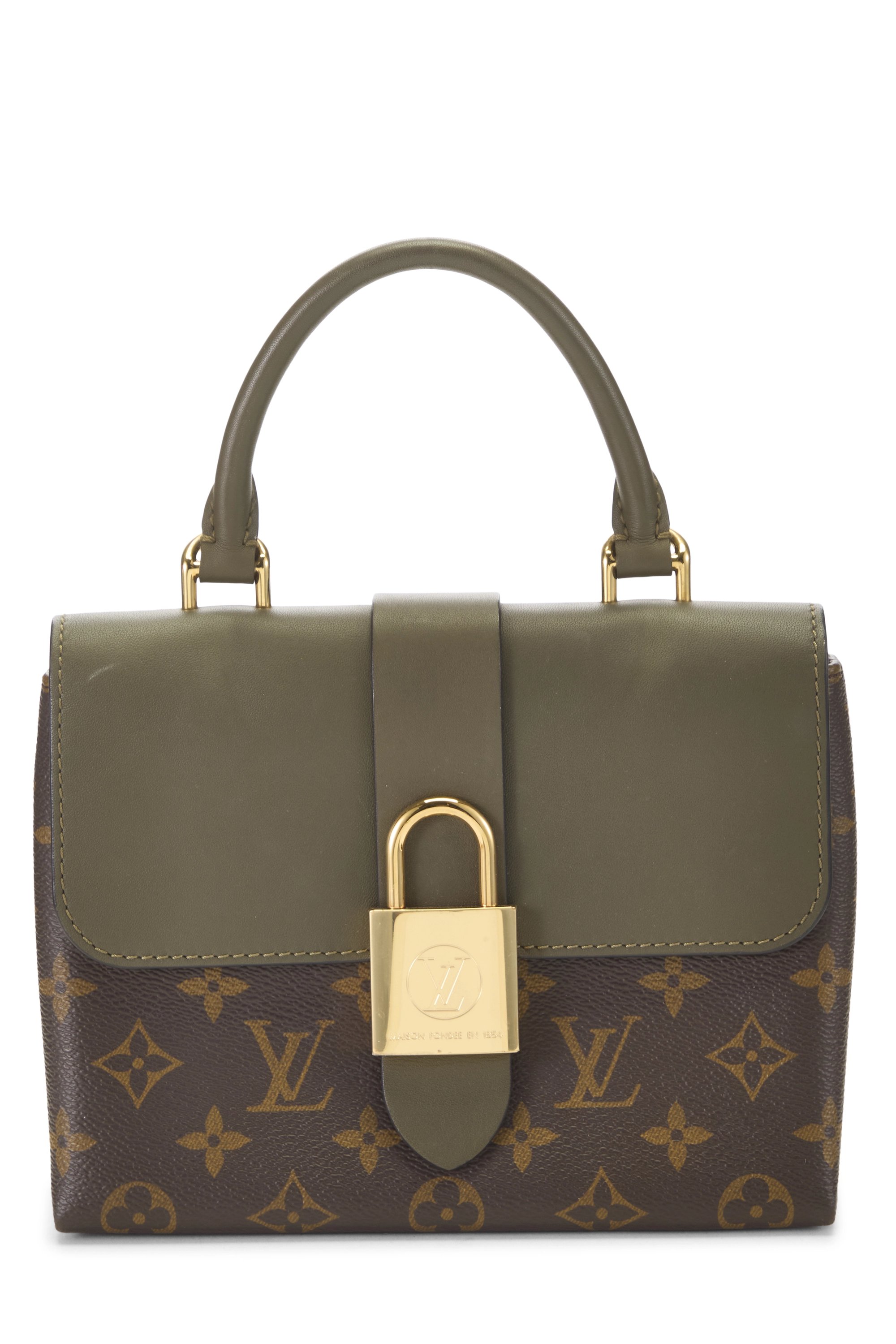 Green Monogram Canvas Locky BB