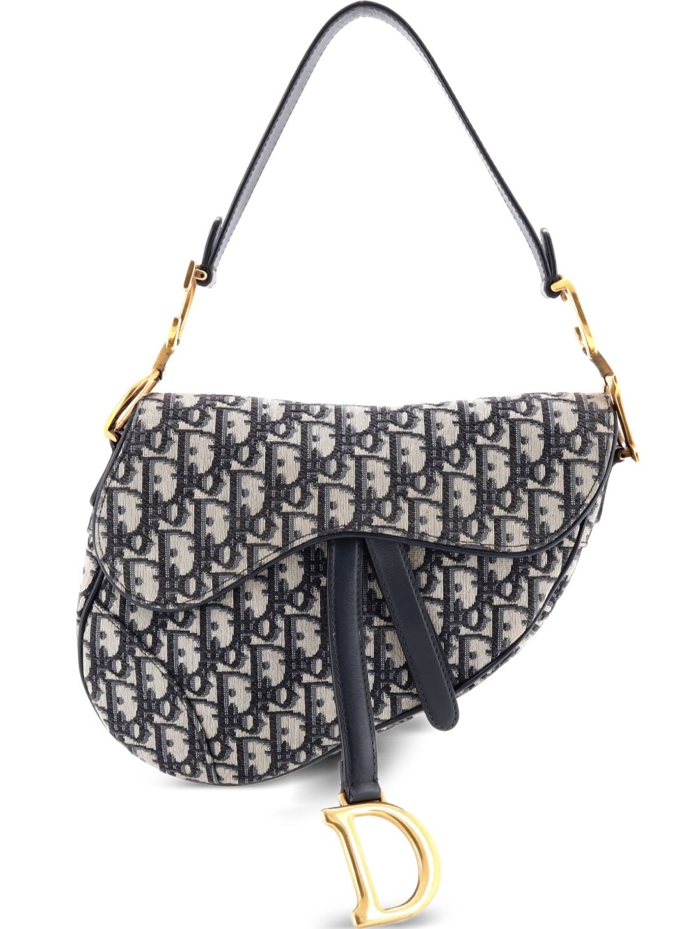 Dior Saddle Handbag Oblique Canvas Medium shoulder bag