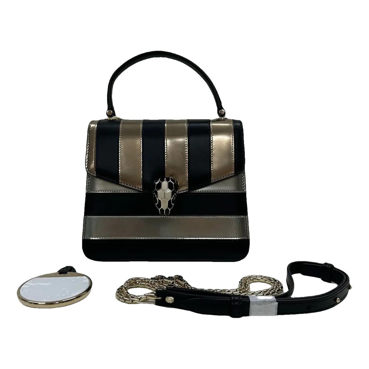 Serpenti leather crossbody bag