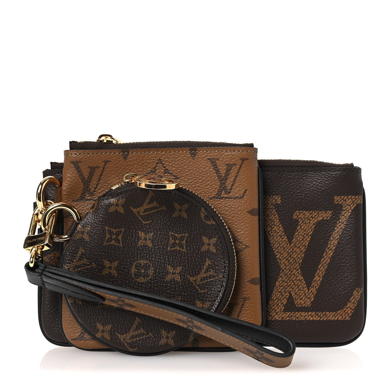 Louis Vuitton Louis Vuitton Reverse Monogram Giant Trio Pouch