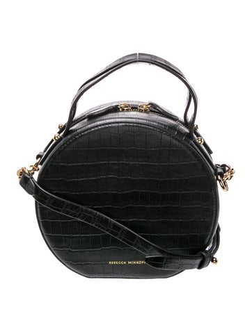 Rebecca Minkoff Embossed Leather Top Handle Bag