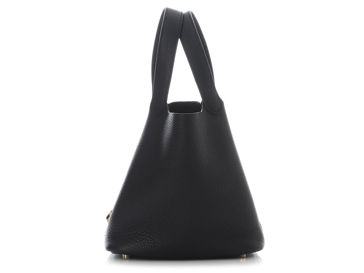 Hermes Hermes Black Clémence Picotin Lock 22