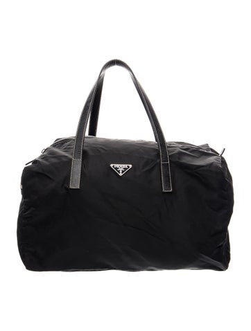 Saffiano Leather Overnight Bag