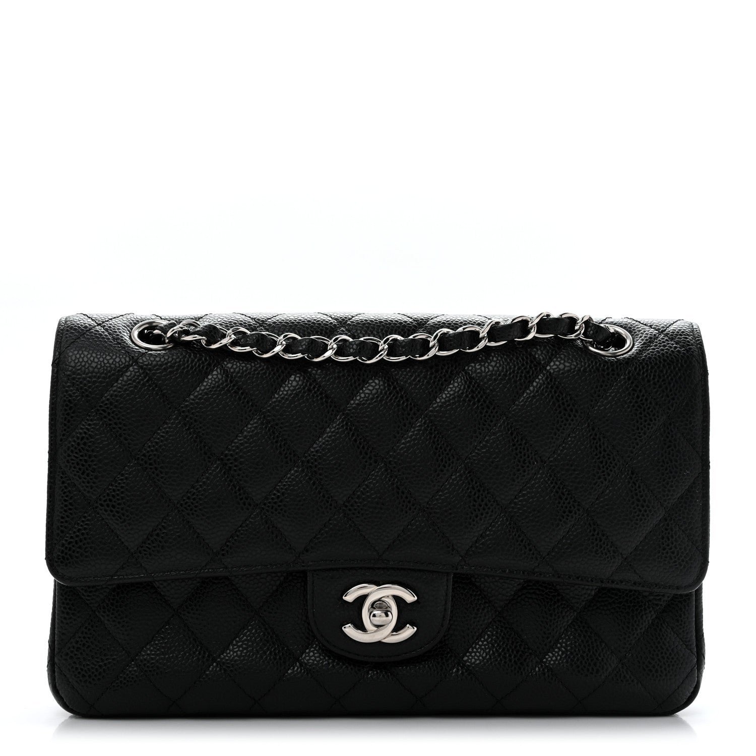 Chanel Caviar Quilted Medium Double Flap Black