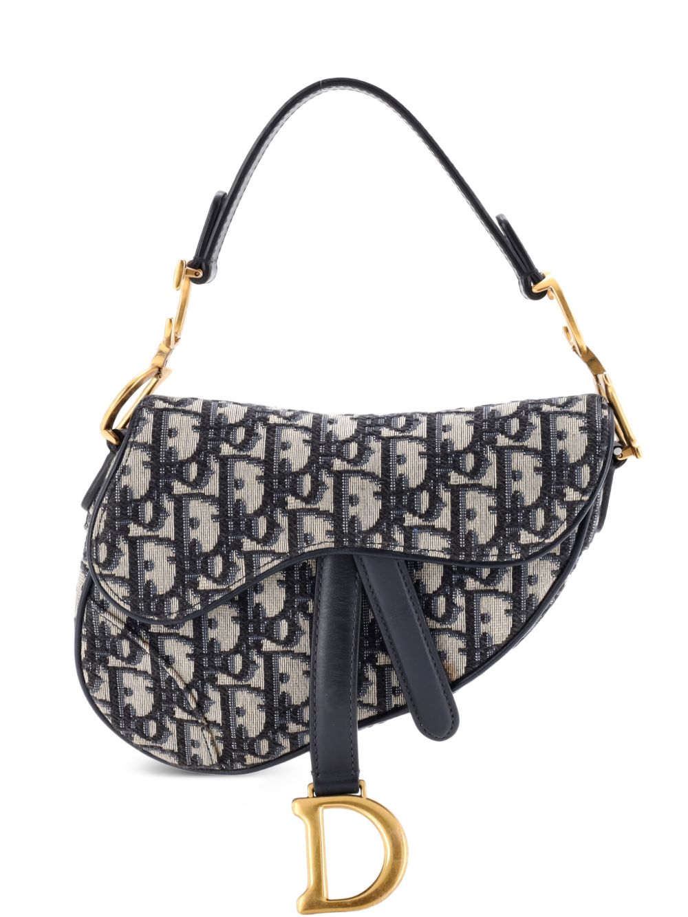 Saddle Handbag Oblique Canvas Mini shoulder bag