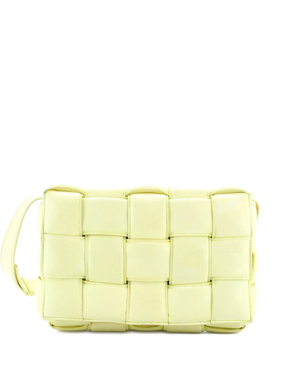 Cassette Padded Maxi Intrecciato Leather crossbody bag