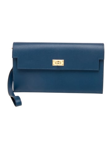 Kelly Pocket Long Wallet w/ Wrist Strap